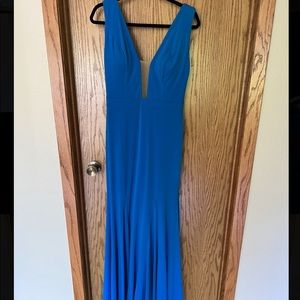 💙 Blue Jovani long prom/pageant/formal dress